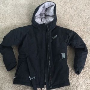 Big puffy black north face winter coat